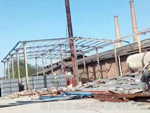 鋼構(gòu)廠房拆除、回收 (1)